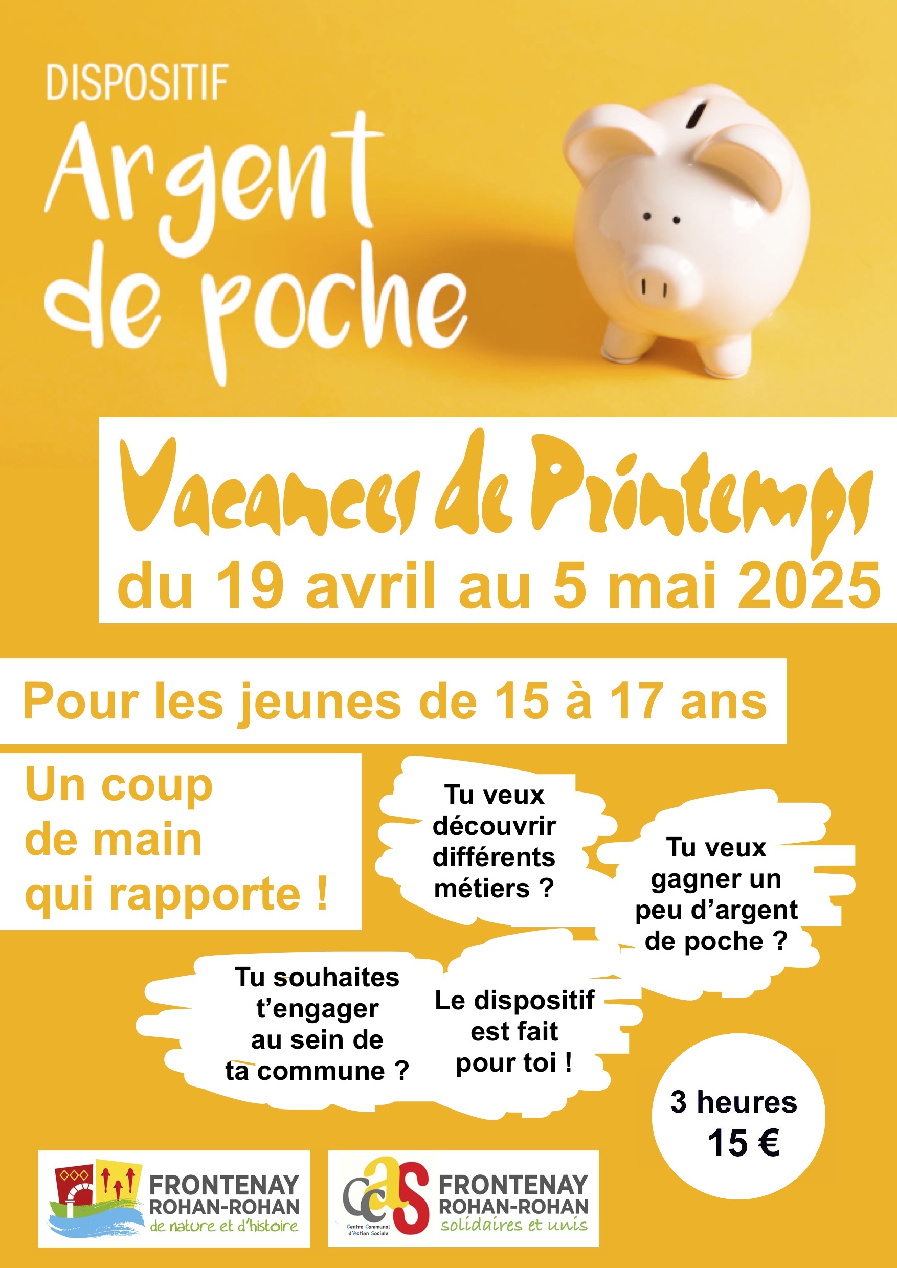 Argent de poche 2025