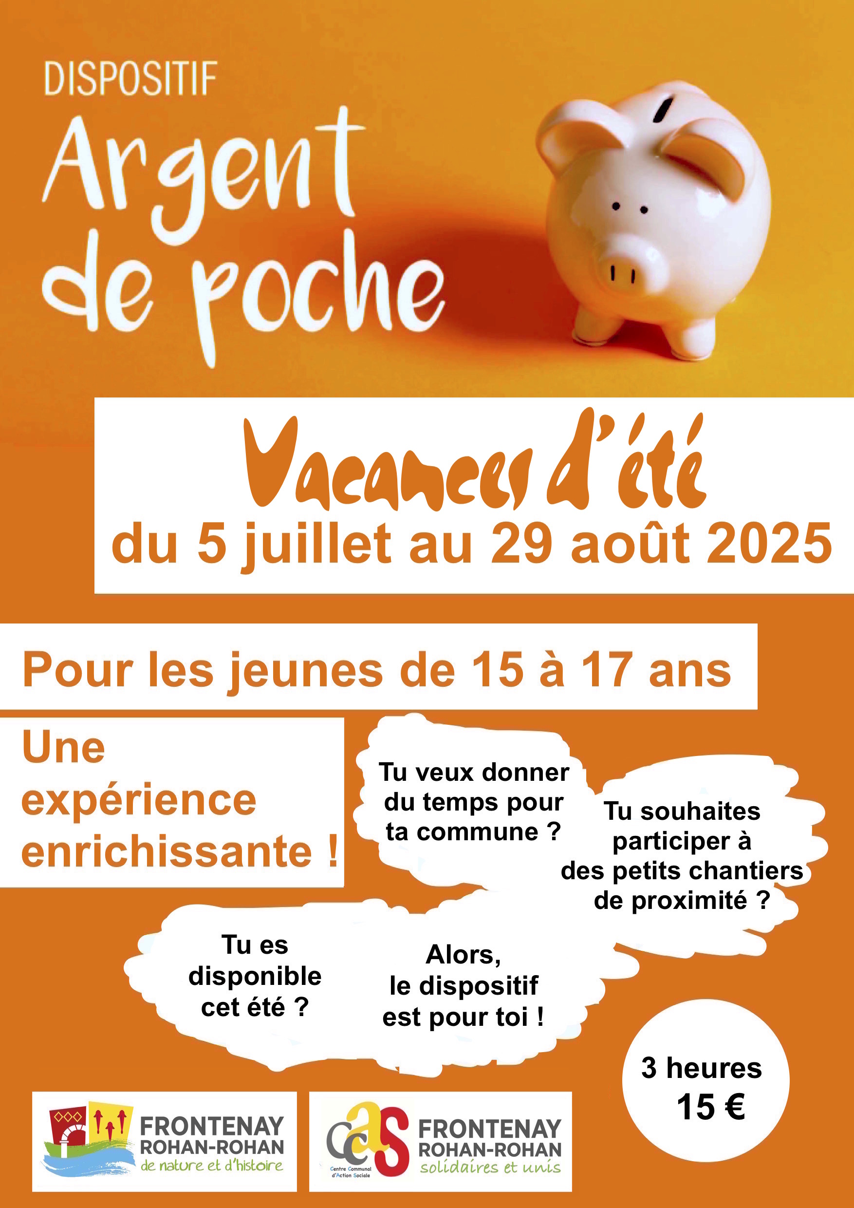 Argent de poche 2025 d
