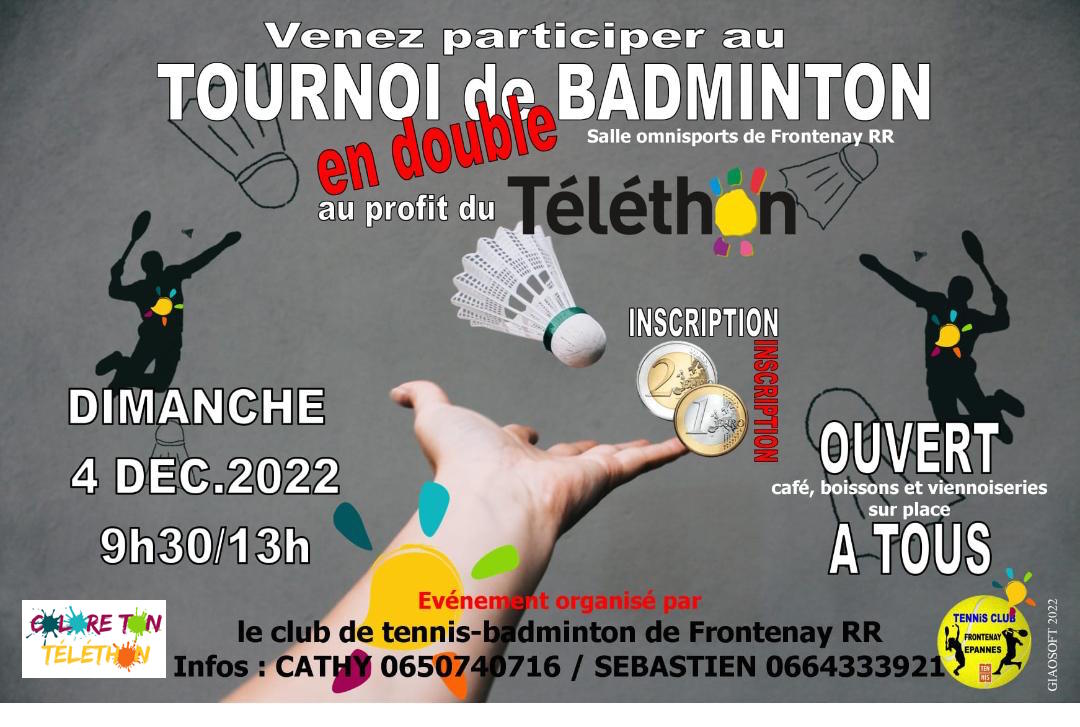 Téléthon Tournoi de Badminton