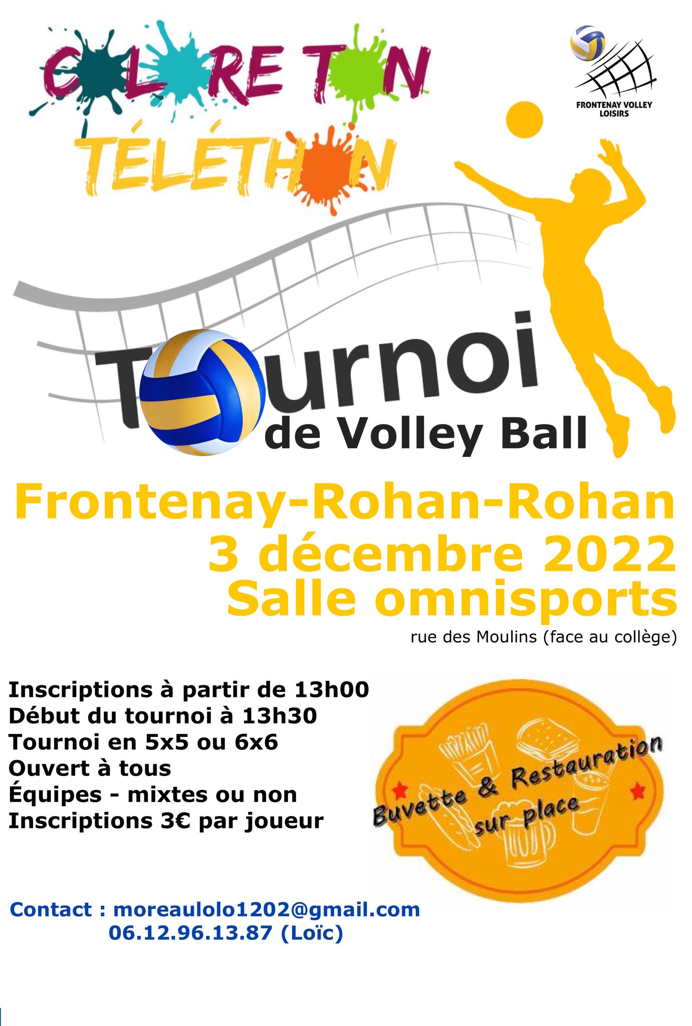 Téléthon Volley