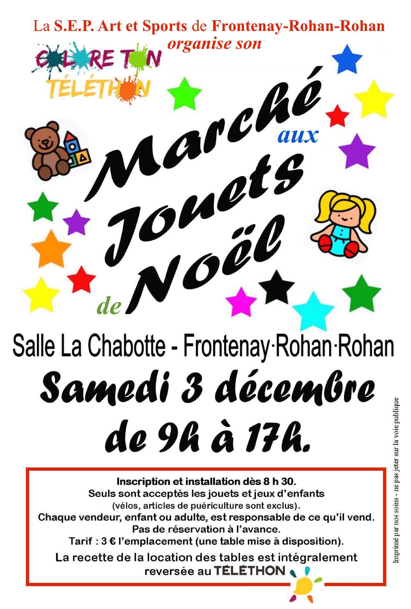 Téléthon marché aux jouets