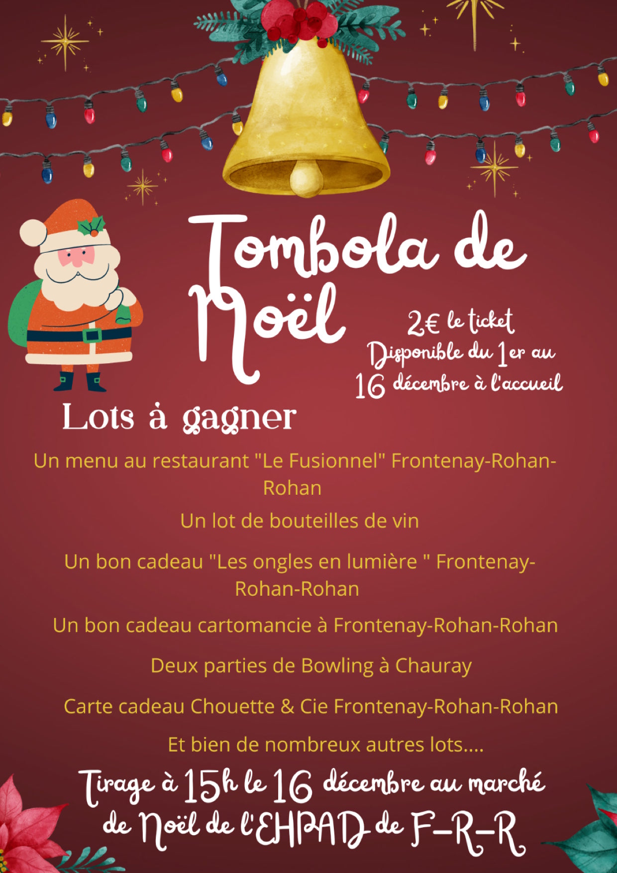 Tombola EHPAD