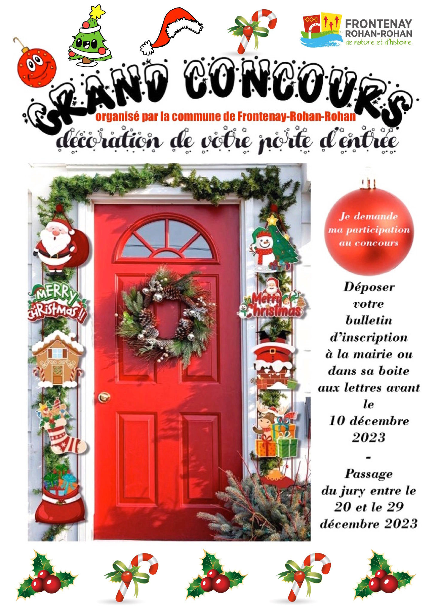 concours portes de noël