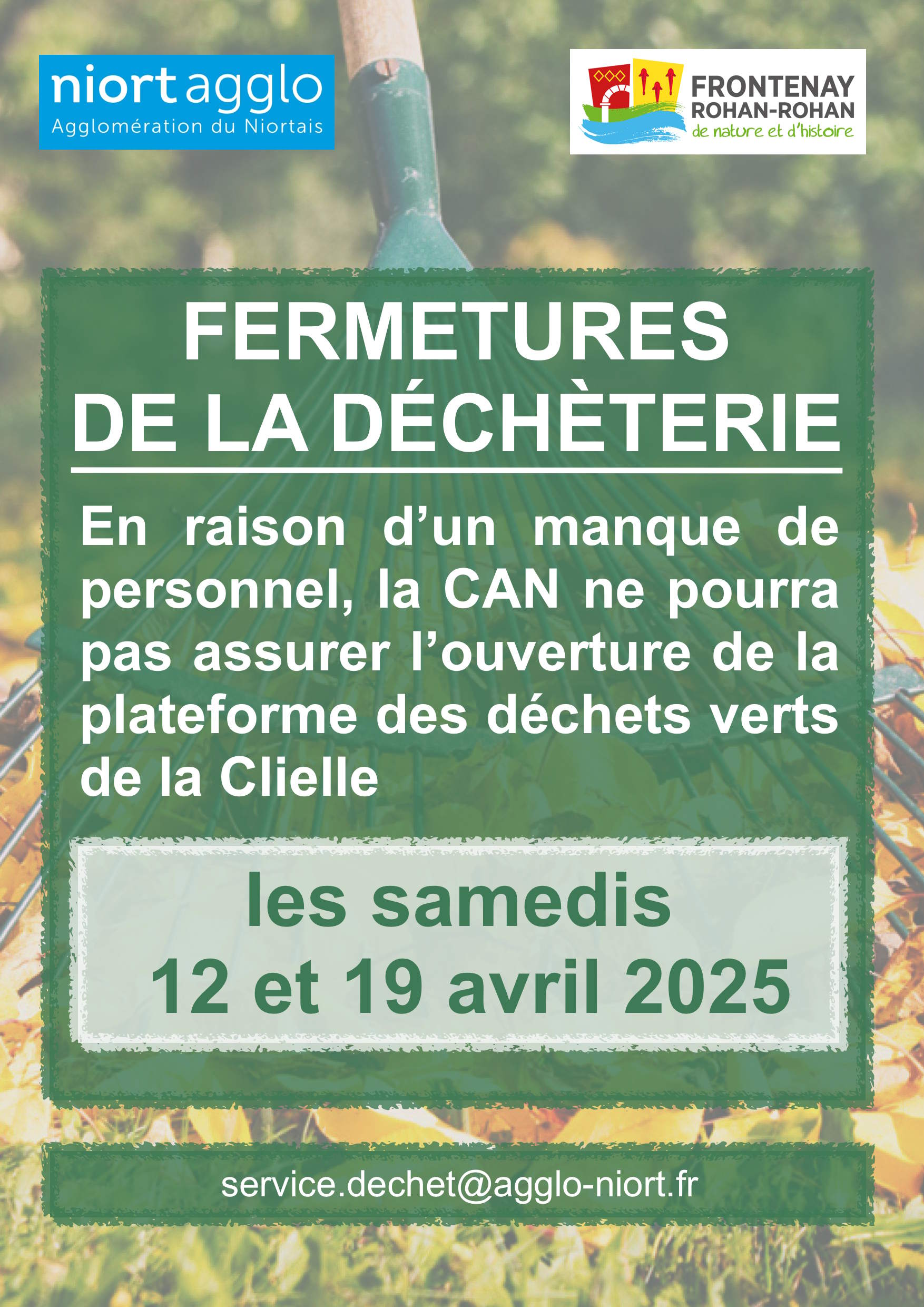 fermeture décheterie