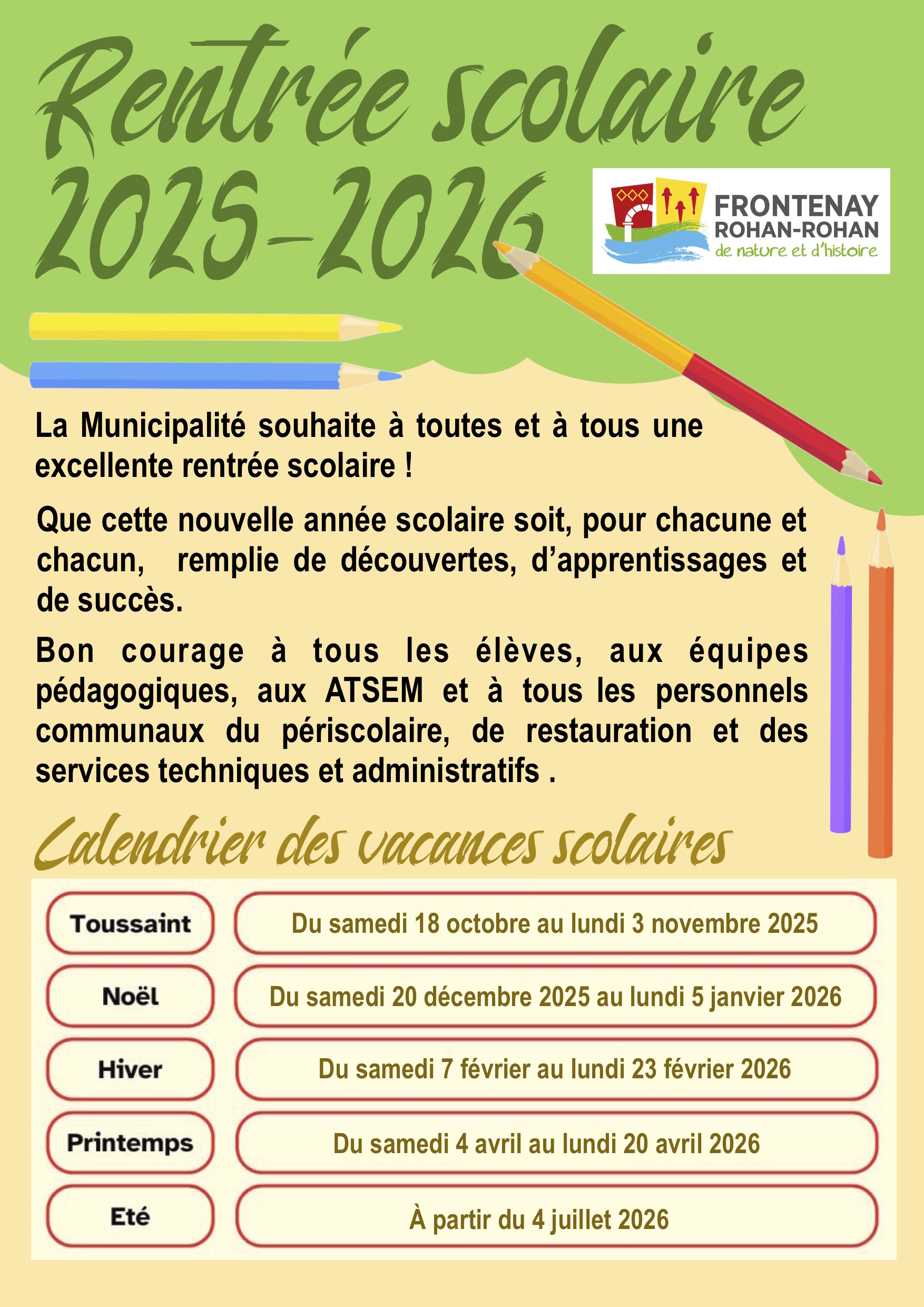 rentrée scolaire 2025 2026b